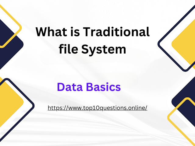 What is Traditional file System