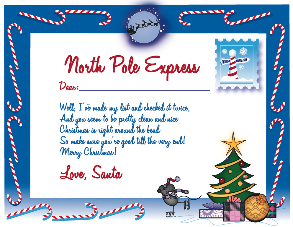 Free Santa Letter From The North Pole Free Printable D852800f95c3e811be59bf795a9d6968