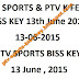 PTV Sports Biss Key 13 June 2015 PTV K Feed PTV Home PTV K LAT Biss Key 13th June 2015 13-06-2015