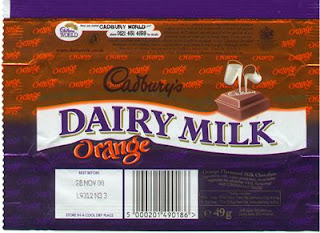 cadbury dairy milk orange 