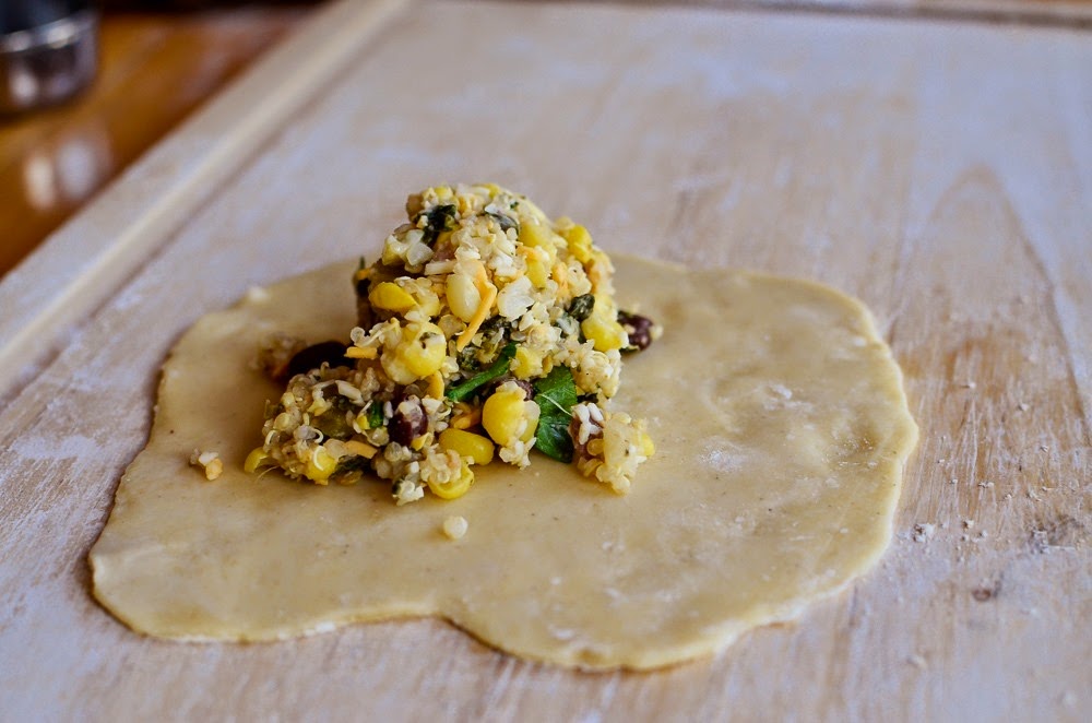 corn and kale sausage hand pies-4