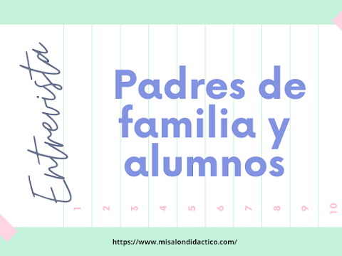  Entrevistas a padres de familia y alumnos