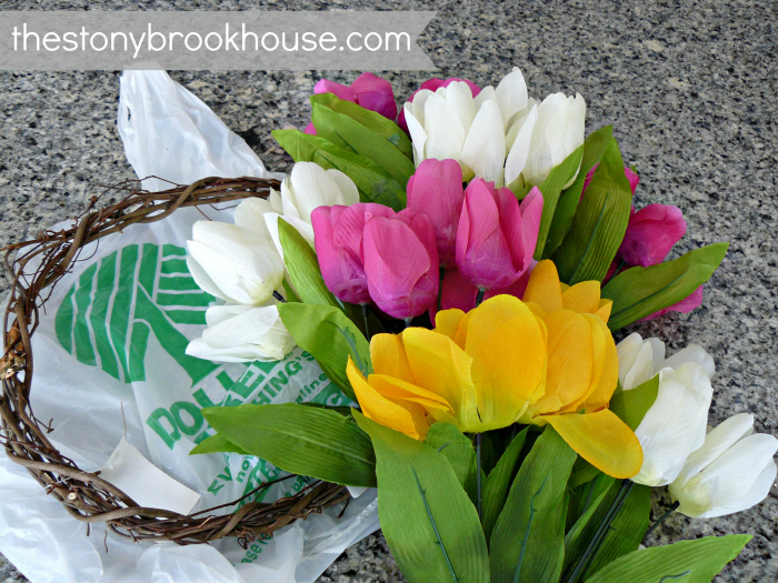 Tulip Wreath Supplies
