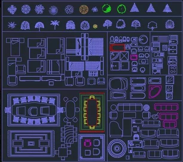 Autocad Block Library Free Download Architecture Ridhopedia