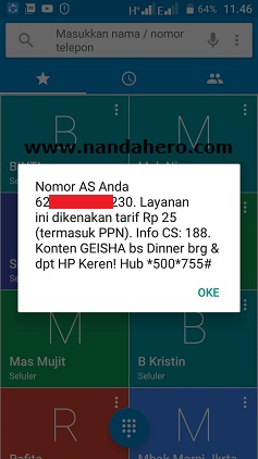 cara cek nomor telkomsel 2020