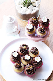 Mini Cupcakes Chocolat Vanille
