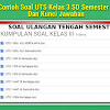 Contoh Soal Uts Kelas 3 Sd Semester 1 Dan Kunci Jawaban
