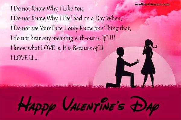 Happy Valentines Day Shayari  Image