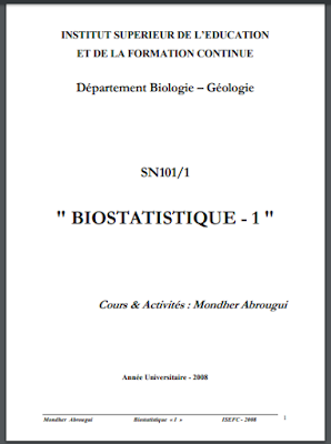 exercices corrigés de biostatistique 