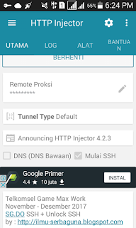 Config HTTP Injector Telkomsel Game Max Terbaru