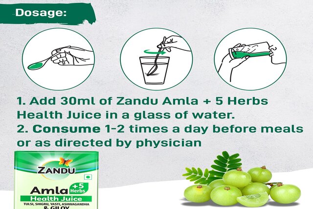Zandu Amla Juice का यूज कैसे करें
