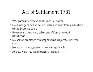 Judicature Act 1781         