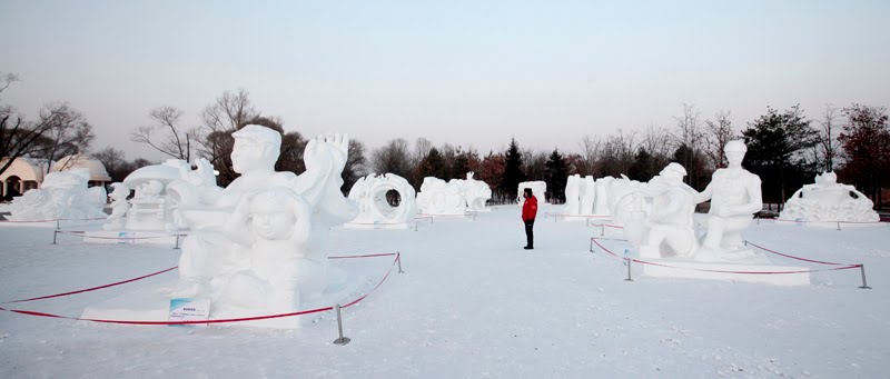 Escultura china hielo