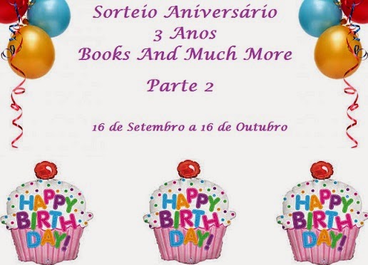 Promoção: 3 anos do Books And Much More. 