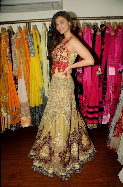 Daisy Shah Bollywood Replica Designer Anarkali Gown