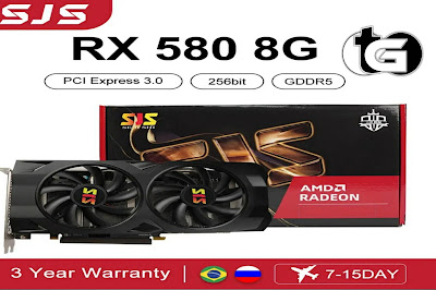 Discover the Power of SJS Video Card RX 580 8G 256Bit 2048SP GDDR5 for Gaming and Mining