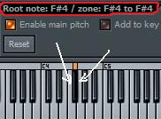 Root note set to F#4