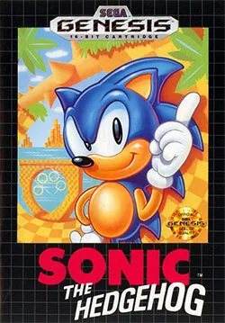 Sonic The Hedgehog Sega Genesis box art