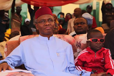 Photos: Governor El-Rufai moved to tears upon meeting little Sadiq whose eyes were gouged out by ritualists