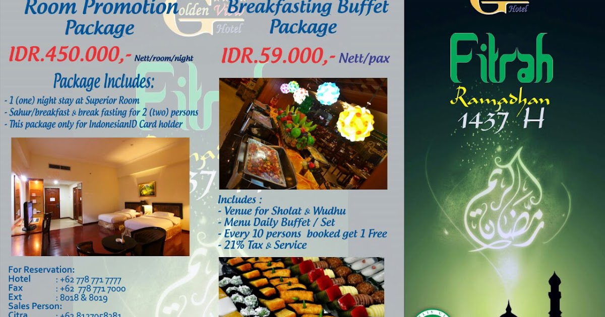 [PROMO] BERBUKA PUASA DENGAN HARGA PAKET MURAH - Batam Event