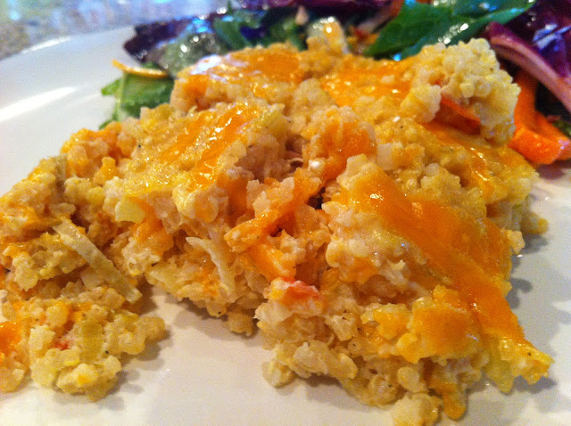 Quinoa; Cheese; Tomatoes; Leeks