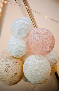 http://www.glamourandgraceblog.com/2011/diy-doily-lantern/