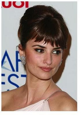 penelope cruz updo