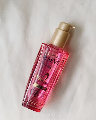 review L'Oreal Paris Elvive Extraordinary Oil Pink Hair Serum