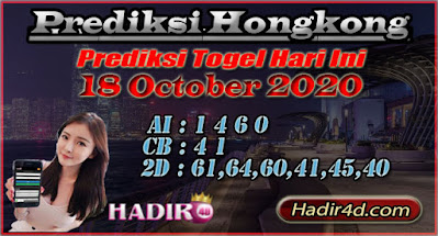 PREDIKSI TOGEL HONGKONG 18 OCTOBER 2020