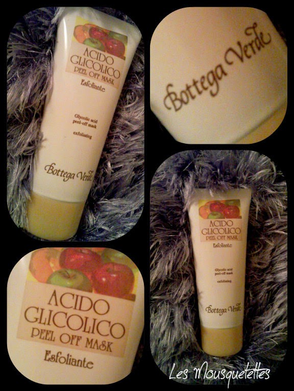 Masque exfoliant Acido Glicolico Peel Off Mask Bottega Verde - Les Mousquetettes©