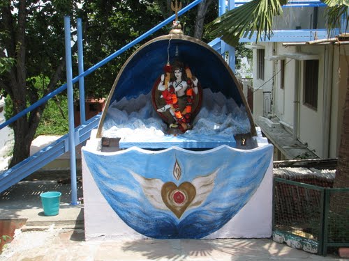 Lord Shiva Statue at the Entrance of Temple