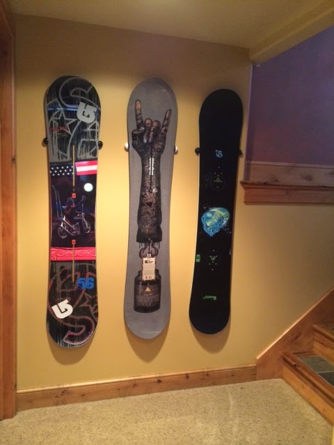 snowboard wall mount