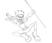 #6 Robin Coloring Page