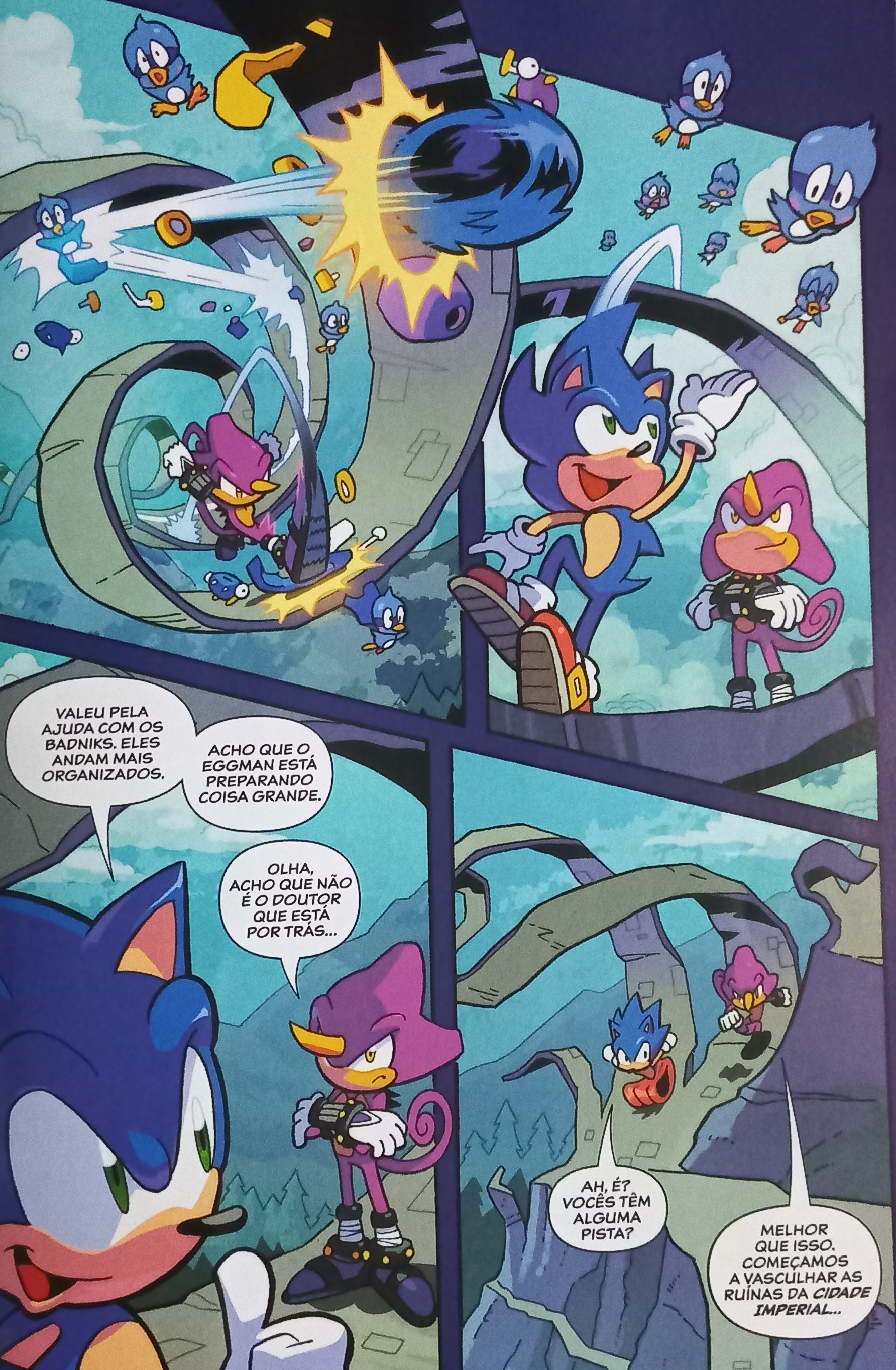 O bom e velho Sonic – Quadrinhópole