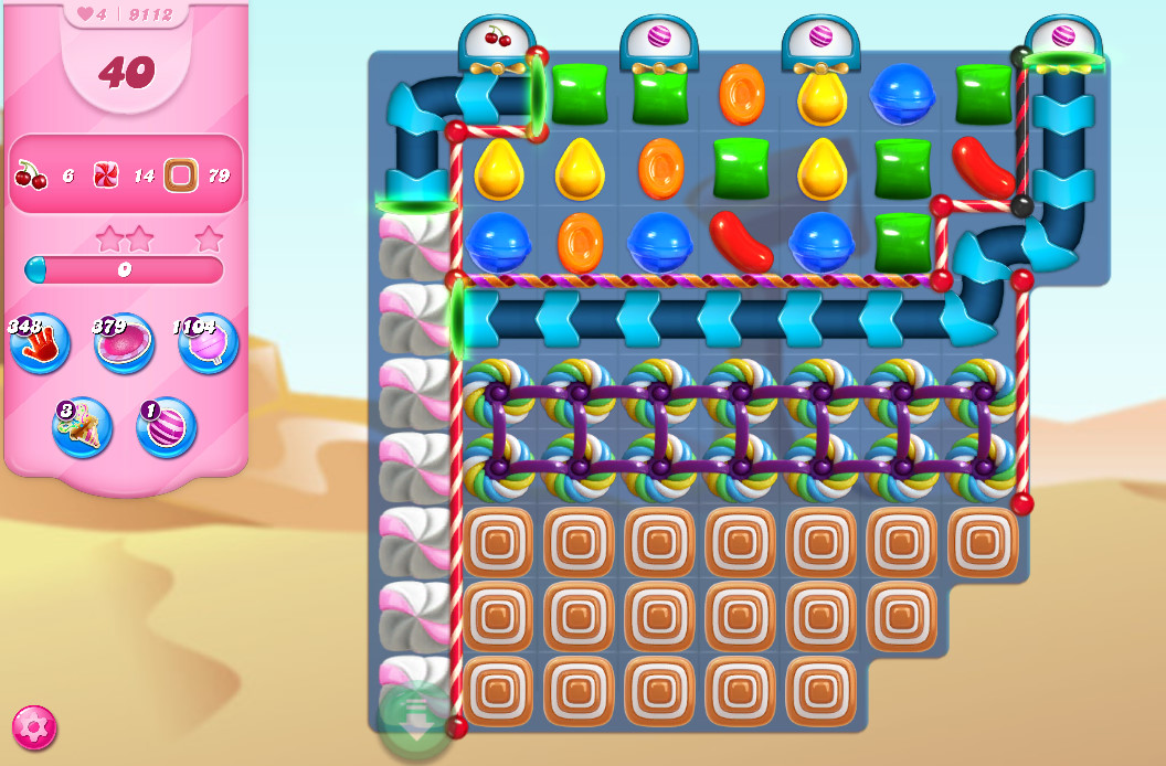 Candy Crush Saga level 9112