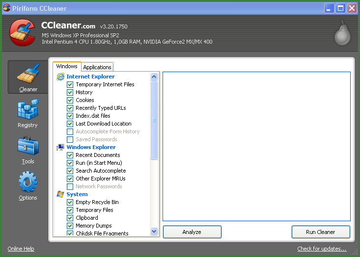 CCleaner 3.20 Portable  M.A.G