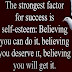 Strongest Factor for Success