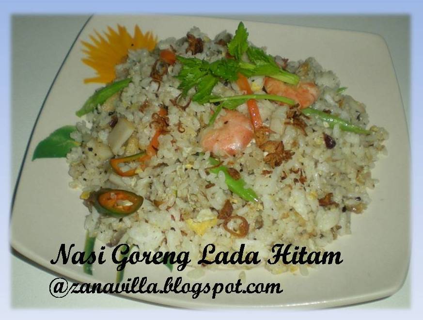 ZaNa s Villa Nasi  Goreng  Lada  Hitam 