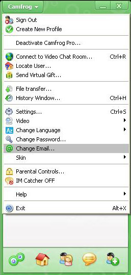 Cara Ganti Email Camfrog