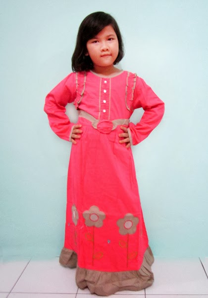 Contoh Model Baju Muslim Anak Perempuan Terbaru  2014 