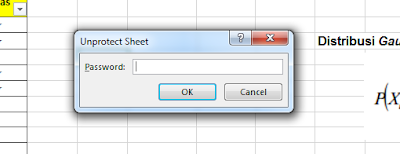 Membuka Sheet Excel terkunci