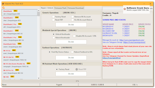 Xiaomi Pro Tool V6.0 Latest version Free Download