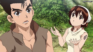 ドクターストーンアニメ 1期6話 大木大樹 小川杠 Dr. STONE Episode 6