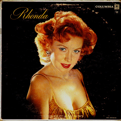 RHONDA FLEMING RHONDA COLUMBIA RECORDS 1956
