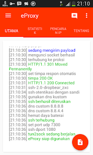  Eproxy for android merupakan aplikasi injec keluaran kedua dari epro dev team Cara Membuat Config Eproxy For Android