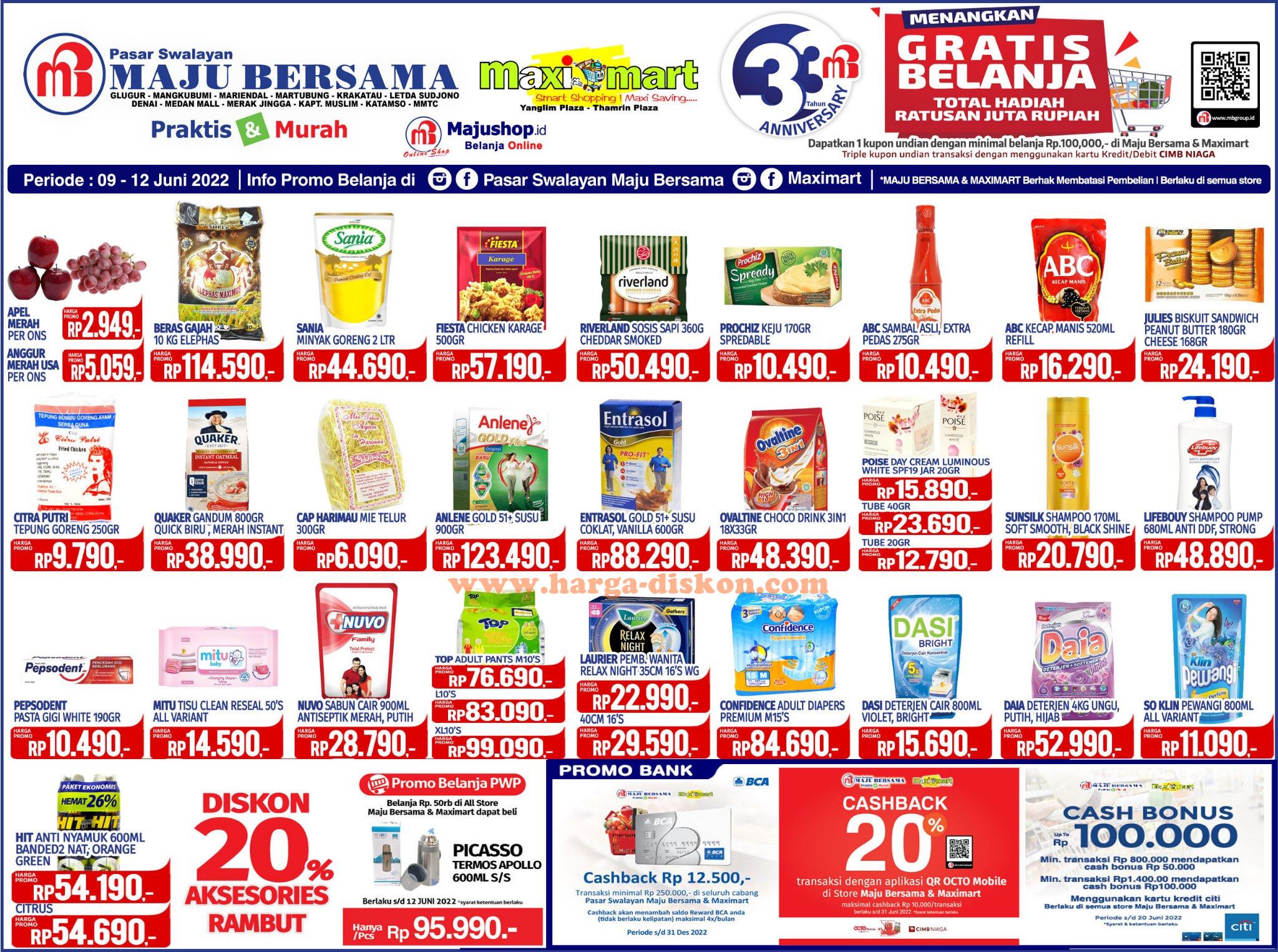 Promo MAXIMART Akhir Pekan Weekend Promo JSM 9 - 12 Juni 2022