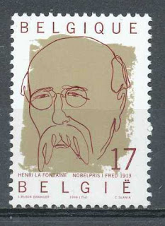 Belgium  Henri La Fontaine Nobel prize winner