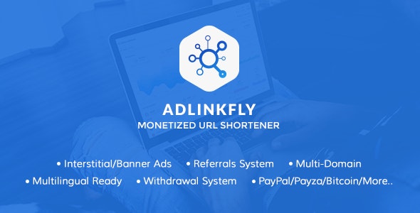 AdLinkFly v6.6.1 - Monetized URL Shortener - Nulled