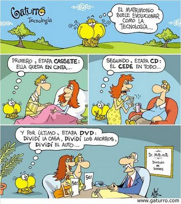 Chiste matrimonio-tecnología