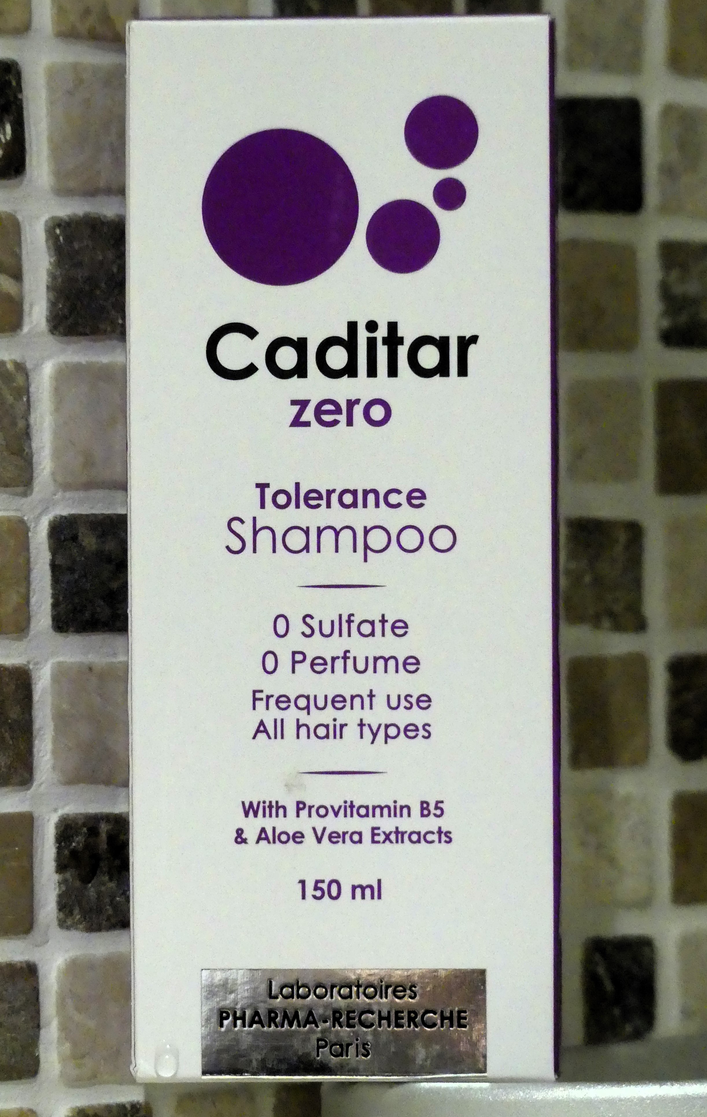 Shampoing Zéro de chez caditar